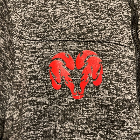 Women’s Dodge Ram 1500 long-sleeve zip-up hoodie with zipper pockets size XL - Picture 4 of 6